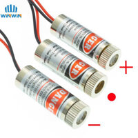 5mW Red 650nm Dot/Line/Cross Laser Module Head Glass Lens Tập trung Cấp công nghiệp