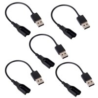 5Pack USB Cord Cable Adapter Power Charger for Mi Band 1 Smart Watch