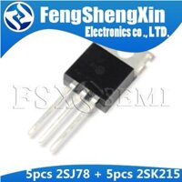 5Paris (5 Cái 2SJ78 + 5 Cái 2SK215) Đến 220 J78 K215 TO220 MOSFET