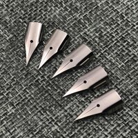 5Pcs 0.38mm Silver Nibs For LAMY/Wing Sung 3008/Hero 359