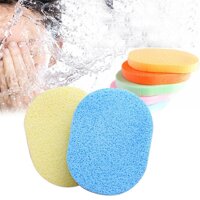 5Pcs Women Cosmetic Beauty Exfoliator Wash Face Sponge Pad Soft Facial Cleaning Powder Puff