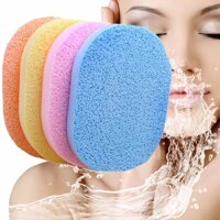 5Pcs Women Exfoliator Beauty Makeup Facial Cleaning Powder Puff Soft Wash Face Sponge Pad