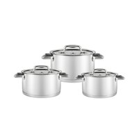 5T1755 Bộ nồi 5 đáy Inox 304 Elmich Berlin EL 3980 Size 16, 18, 22cm