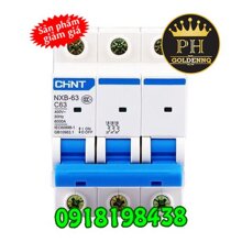 Cầu dao MCB Chint NXB-63 - 6A 6kA 3P