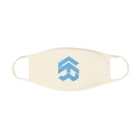 5THEWAY solid Big Logo Mask in PRISTINE aka Khẩu Trang Kem