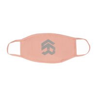 5THEWAY solid Big Logo Mask in PEACH BUD aka Khẩu Trang Hồng Nhạt