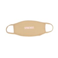 5THEWAY solid Letter Logo Mask in WARM SAND aka Khẩu Trang Vàng Cát - L