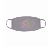 5THEWAY  two-tone line BIG LOGO MASK in NEUTRAL GRAY aka Khẩu Trang Xám - M