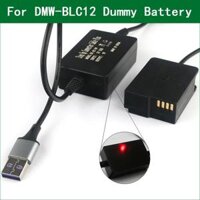 5V 2-4A USB Sang DMW-BLC12 DMW-DCC8 Giả Pin Cho Panasonic DMC-FZ300 DMC-FZ330 DMC-FZ2000 DMC-FZ2500 DC-FZ10002 DC-FZ1000 II