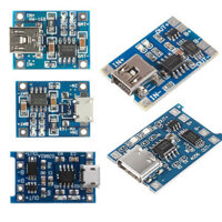 5V Micro USB 18650 TP4056 Mô-đun pin lithium với bảo vệ Chức năng kép sạc tấm 1A Li-ion