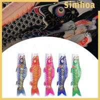 5x Nhật Bản Cá Chép Cờ Vườn Vườn Phông Nền Vườn Đạo Cụ Ảnh Lễ Hội Nhiều Màu Sắc Phòng Izakaya Cá Chép Nhật Bản Windsock