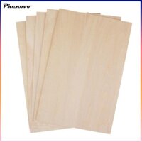 5x Tấm gỗ thu nhỏ chưa hoàn thiện cho thuyền buồm thủ công