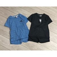 [6-10Y] Bộ thun  Climacool - Đen