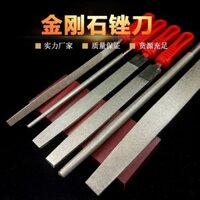 6-12inch Dũa phẳng kim cương, dũa hình tam giác, dũa tròn, mài cạnh, dũa tấm lớn mạ điện, dũa phẳng nửa tròn, kim cương IGNT