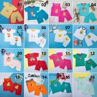 [6-14kg] Set 2 bộ lửng cotton bé gái Dobi
