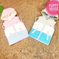 (6-24m) Áo khoác gile avaler trần bông dày dặn cho bé trai bé gái - cam kết hàng chính hãng