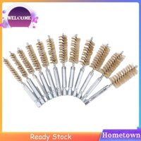 6 / 8 / 10 / 12 Chiếc 8mm-19mm Dây Thép Bàn Chải Ống Làm Sạch Bàn Chải Cho Máy Khoan Điện