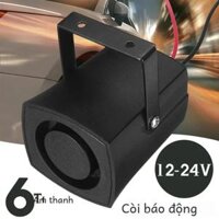 6 Âm Xe Cảnh Sát Báo Cháy Còi Đa Âm Còi Hú 12-24v Âm Thanh Lớn Cho Xe Tải Thuyền Cảnh Báo Claxon Chất Liệu Nhựa