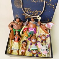 6 Cái / 10 Cái Moana 2 Đại Dương Phiêu Lưu Phim Nhân Vật Hành Động PVC Đồ Chơi Mô Hình Anime Công Chúa Moana Maui Bộ Sưu Tập Búp Bê Trang Trí Phòng Đồ Trang Trí