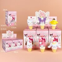 6 Cái / bộ 7cm Anime My Melody Hình Kem Nón Kuromi Hello Kitty Pom Purin Pochacco Cinnamoroll Q Phiên Bản PVC Nhân Vật Hành Động Mô Hình Đồ Chơi Búp Bê