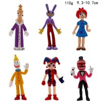 6 Cái / bộ Amazing Digital Circus Nhân Vật Hành Động Đồ Chơi Mô Hình Búp Bê Kaufmo Pomni Jax Ragatha Kinger Caine PVC Các Bức Tượng Nhỏ Quà Tặng Trẻ Em
