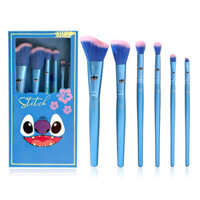 6 Cái / bộ Stitch Bộ Cọ Trang Điểm Hoạt Hình Sanrio Hello Kitty Eye Shadow Foundation Blush Blend Beauty Make Up Brush