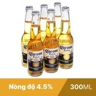 6 chai bia Corona Extra 300ml