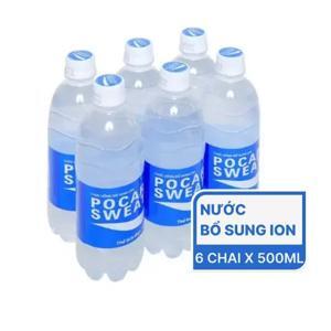 6 chai nước khoáng i-on Pocari Sweat 500ml