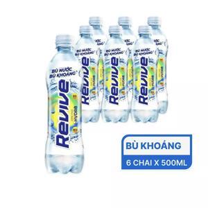 6 chai nước ngọt Revive 500ml