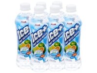 6 chai nước trái cây Ice+ vị cam chanh 490ml
