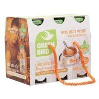 6 chai nước yến sào đông trùng hạ thảo Green Bird 185ml