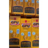 6 chai tinh dầu gừng xả GPU Indonesia 60ml