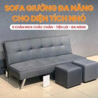 [6 Chân Inox Chắc Chắn Hơn] Sofa Bed Giường Ngủ Cho Phòng Diện Tích Nhỏ