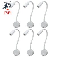 6 Chiếc 3W Tủ Sách Đèn Bàn Tối Giản Cổ Ngỗng Đọc Sách Đèn Treo Tường Cho Phòng Ngủ Ký Túc Xá LED Đèn Làm Việc