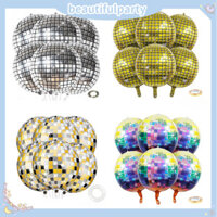 6 Chiếc Bóng Disco Bóng Bay 22 Inch 4D Quả Cầu Disco Bóng Bay Cho 70 Disco Mamma Mia Trang Trí Tiệc