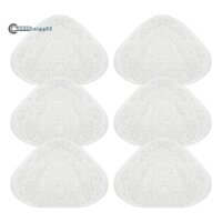 6 Chiếc Cây Lau Nhà Hơi Nước Miếng Lót Cho Máy Hút Bụi Có Thể Giặt Được Tam Giác Lau Nhà Miếng Lót Vải Vệ Sinh Sàn Dụng Cụ Phụ Tùng