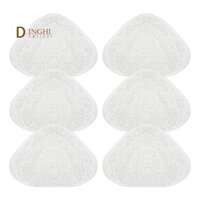 6 Chiếc Cây Lau Nhà Hơi Nước Miếng Lót Cho Máy Hút Bụi Có Thể Giặt Được Tam Giác Lau Nhà Miếng Lót Vải Vệ Sinh Sàn Dụng Cụ Phụ Tùng