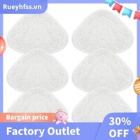 6 Chiếc Cây Lau Nhà Hơi Nước Miếng Lót Cho Máy Hút Bụi Có Thể Giặt Được Tam Giác Lau Nhà Miếng Lót Vải Vệ Sinh Sàn Dụng Cụ Phụ Tùng