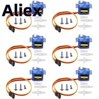 6 Chiếc Sg90 9g Micro Servo Động Cơ, Mini Servo Động Cơ Bộ Bánh Răng Nhựa 180 Độ Servo Cho Rc Máy Bay Máy Bay Cho Arduino