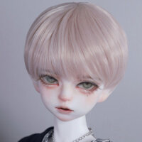 6 Điểm bjd Búp Bê Tóc Giả Bé Trai Tóc Ngắn Đen Đầu Nấm Ngắn Thẳng Tóc Ye Luoli sd Búp Bê Tóc Nhiệt Độ Cao Lụa#LJ0111#