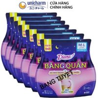 6 gói Băng vệ sinh dạng quần Diana sensi Size ML và size SM 2 chiếc/gói
