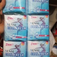 6 gói  băng vệ sinh diana cool fresh