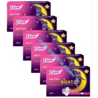 6 gói Băng vệ sinh Diana siêu thấm đêm 35/29cm