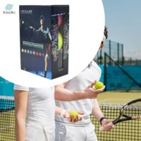 6 Gói Bóng Tennis, Bóng Tập Tennis Cao Su Nhiều Màu Sắc, Bóng Luyện Tập Đường Kính 2.56 Inch