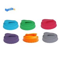 6 Gói Có Thể Bảo Vệ Nắp Hoặc Nắp Đựng Đồ Uống Silicon Nắp Cho Soda / Đồ Uống / Lon Bia Tiêu Chuẩn Có Vòi Phun Có Thể Khóa Lại