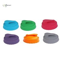 6 Gói Có Thể Bảo Vệ Nắp Hoặc Nắp Đựng Đồ Uống Silicon Nắp Cho Soda / Đồ Uống / Lon Bia Tiêu Chuẩn Có Vòi Phun Có Thể Khóa Lại