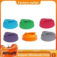 6 Gói Nắp Bảo Vệ Hoặc Vỏ Silicon Có Thể Tái Sử Dụng Cho Soda / Đồ Uống / Bia Lon Tiêu Chuẩn Có Vòi Phun Có Thể Khóa Lại