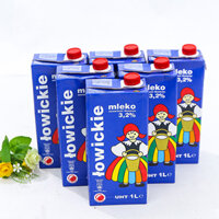 6 hộp sữa tươi MLEKO LOWICKIE 3,2% (nguyên kem)- NK từ Ba Lan
