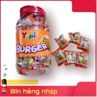 6 Hủ Tặng 1 Túi kẹo Dẻo Hamburger Yupi