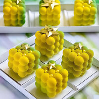 6 Khối Rubik Magic Ball Mousse Bánh Khuôn Silicon Chocolate Bánh Ngọt Pháp Món Tráng Miệng Khuôn Nướng Bánh